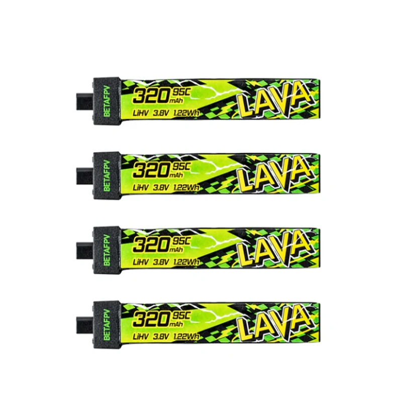 Фото Аккумулятор 1S 3.8V 320mAh 95C BETAFPV LAVA II с разъемом BT2.0, совместимый с квадрокоптерами Air65, Meteor65 Pro и Cetus FPV Tiny Whoop №3