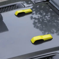 abs car engine hood hinge decoration cover stickers for jeep wrangler jl 2018 for jeep gladiator jt 2018