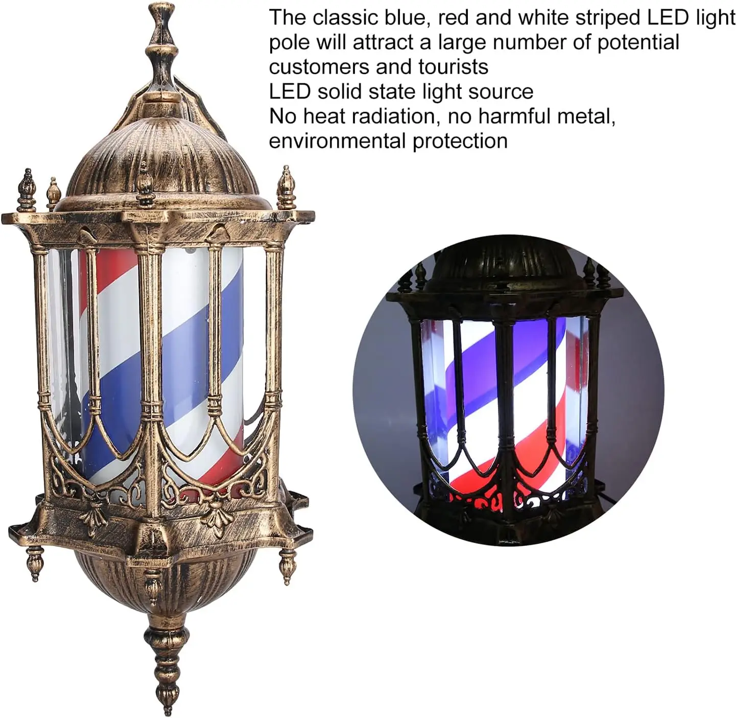 Вывеска для парикмахерского салона вертикальная открытая водонепроницаемая