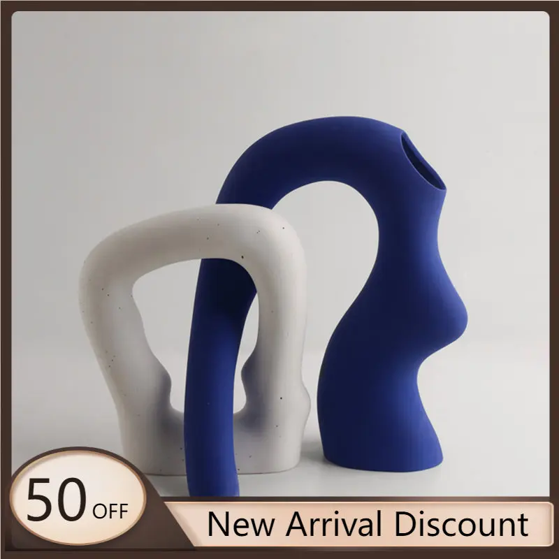 

Abstract Original Vase Small Minimalist Minimalist Modern Vase Natural Aesthetic Decoracao Escritorio Bathroom Decoration