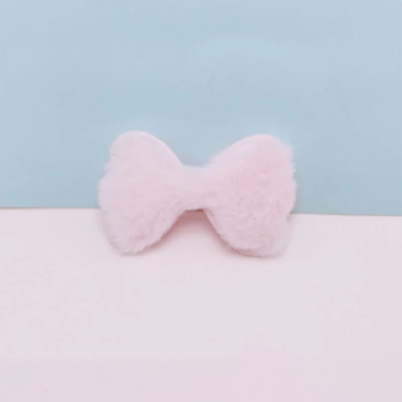 Мягкие патчи с плюшевым бантом ручной работы аппликации для одежды швейные