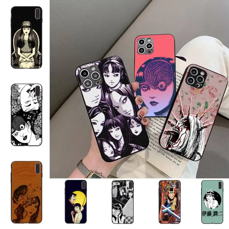 

Horror comic junji ito Tomie Tees Phone Case For iPhone 11 8 7 6 6S Plus X XS MAX 5 5S SE 2020 XR 11 pro DIY capa
