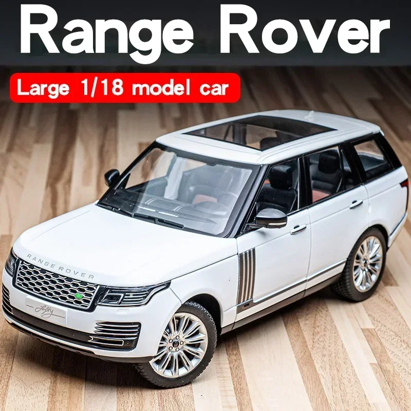 Большой 1:18 Land Rover Range Suv внедорожник модель автомобиля из сплава отлитый под