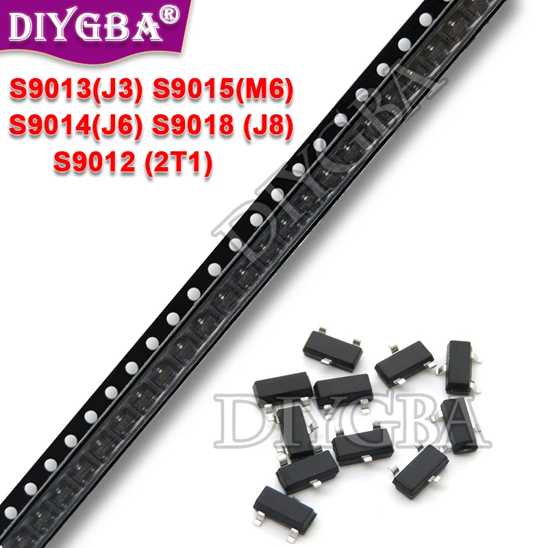 100 шт. 100% Новинка S9012 S9013 S9014 S9015 S9018 2T1 J3 J6 M6 J8 чипсет SMD IC
