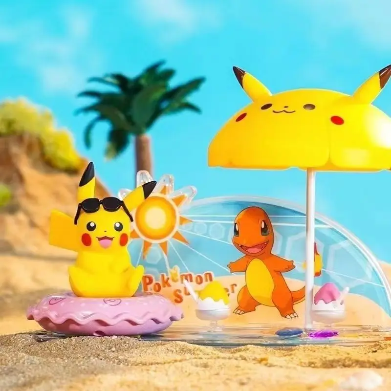 

Pokemon Pikachu Ibrahimovic Charmander Animation Cartoon Scene Series Toy Creative Peripheral Figure Ornament Set Wholesale