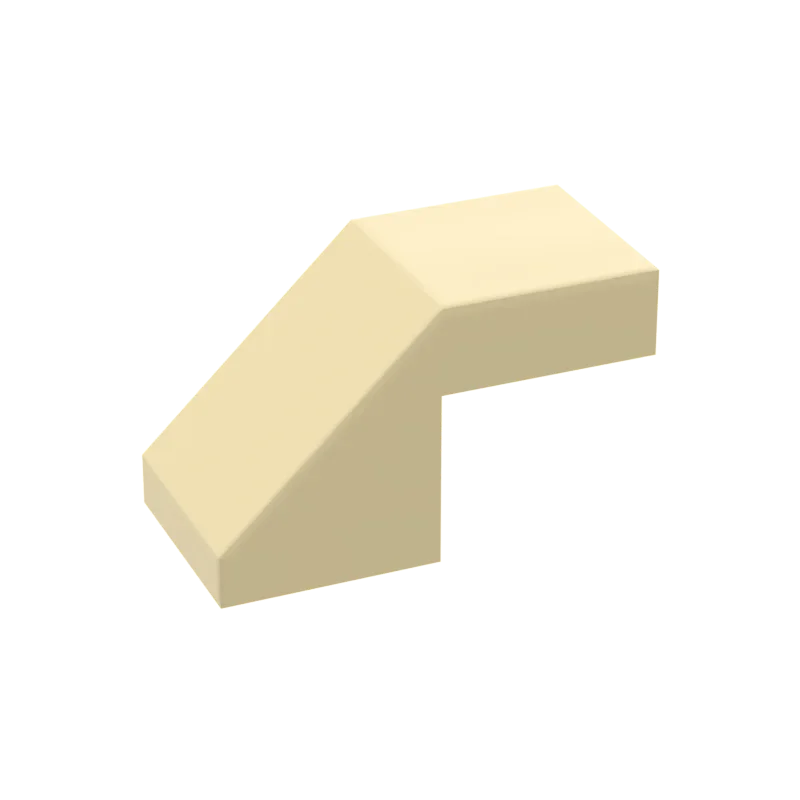 WeBrick 10 шт. 28192 39729 Наклон 45 ° 2x1 с перевернутым вырезом 2/3 без шпильки строительные