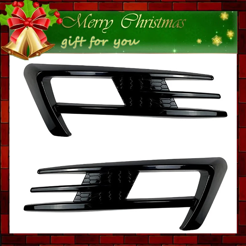 

Car Bumper Front Fog Light Grille Cover Trim Fog Lamp Eyebrow Knife Decorate Vehicle Accessories Suitable For Golf MK7 2013-2017