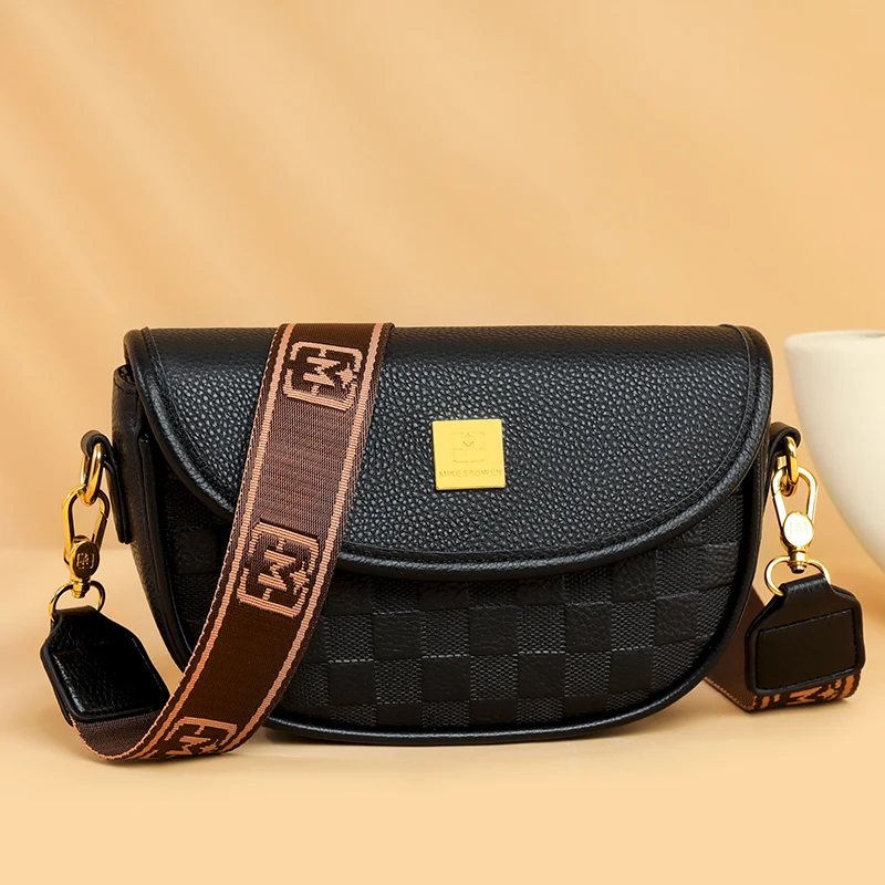

100% Genuine Leather Women Shoulder Bags Brands Designer Handbag for Women High Quality Fashion Women Bag 2022 New Messenger Bag