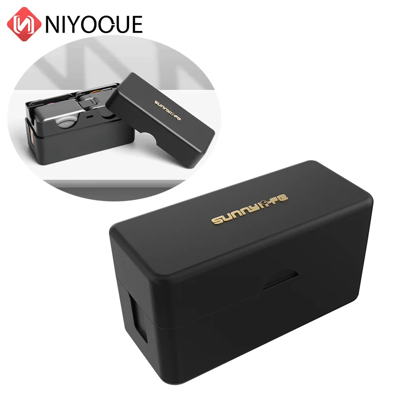 

Storage Box For DJI Action 2 Protective Box Carrying Case Portable Storage Mini Sports Camera Anti-fall Accessories