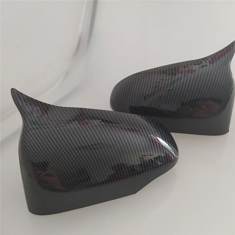 

Car Ox Horn Rearview Mirror Shell Trim for Toyota C-HR Corolla Camry Side Rear View Mirror Cover Caps Carbon Fiber Look