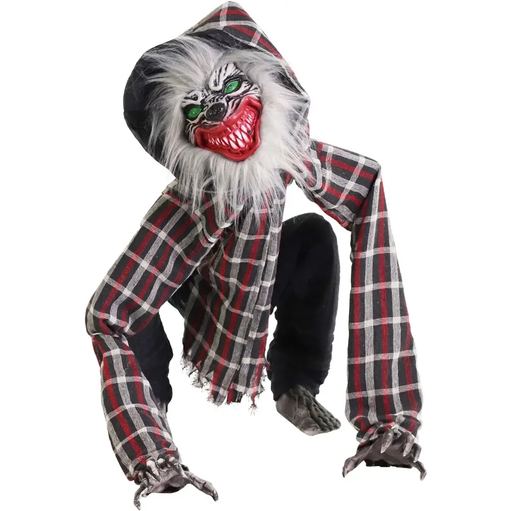 

Werewolf Animatronic With Lights and Sound Halloween Decoration