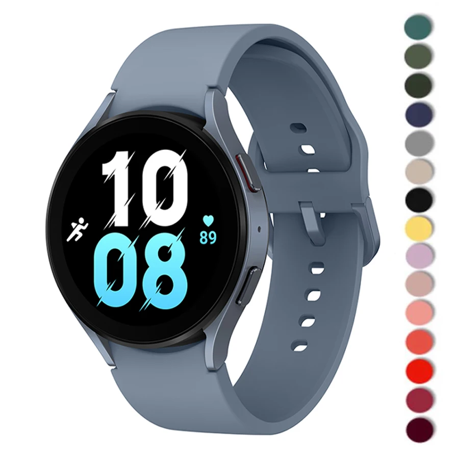 

Silicone Strap For Samsung Galaxy Watch 5/4 44mm 40mm Galaxy4 classic 46mm 42mm Sport Watchband Bracelet Galaxy Watch 5 pro 45mm