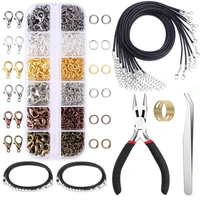 jewelry making supplies kit diy jewelry findings lobster clasp hooks open single loops for necklace bracelet chain diy jewelry