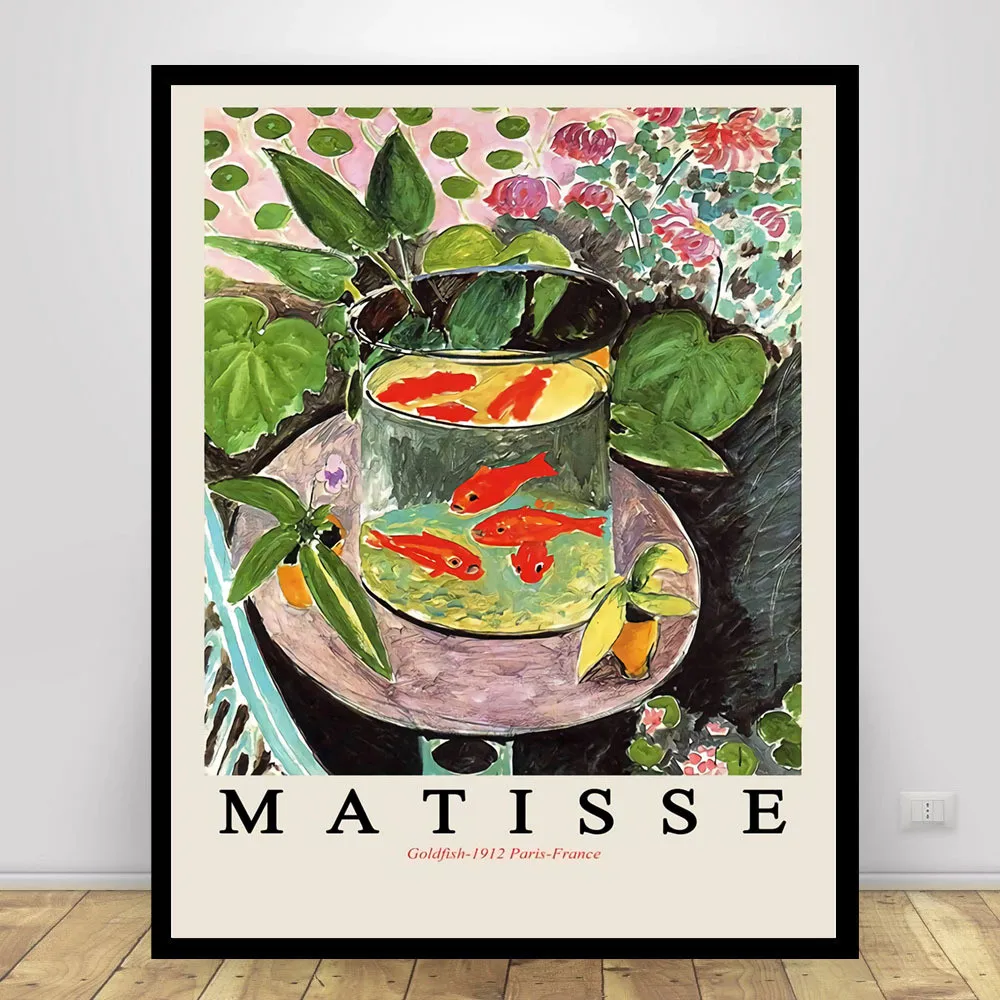 

Абстрактная Картина на холсте Matisse, Скандинавская Настенная картина, пейзаж, плакаты и принты, винтажные настенные картины для гостиной, домашний декор