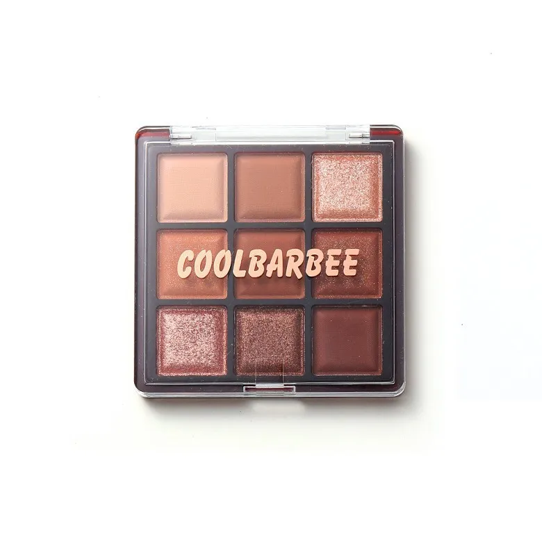 Поднос для шоколадных теней 9 цветов век Тяжелый макияж и искусственный