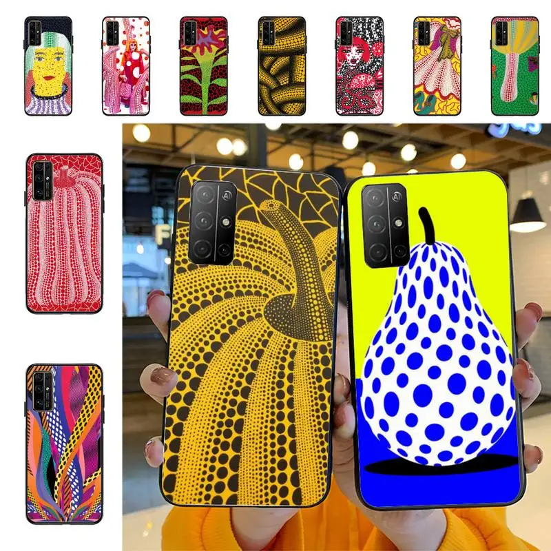 

Yayoi Kusama Art Phone Case For Huawei Honor 10 lite 9 20 7A pro 9X pro 30 pro 50 pro 60 pro 70 pro plus