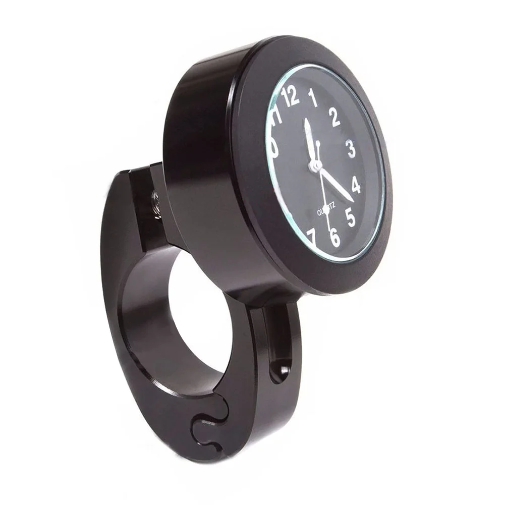 

Durable Stainless Steel Refit Waterproof Shockproof Buckle Motorcycle and Bike Handlebar Mount Clock Watch