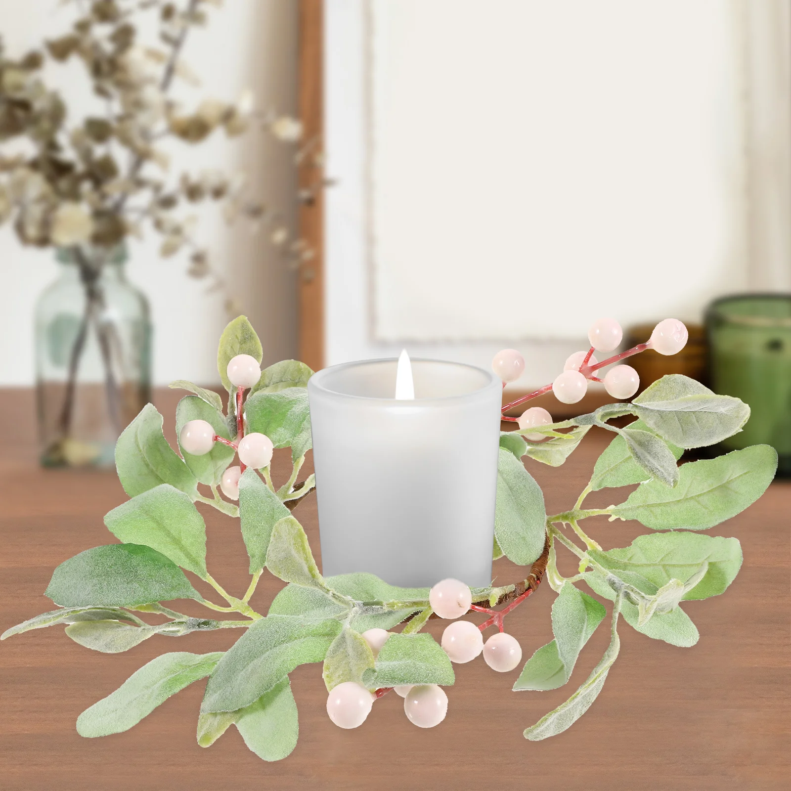 

Party Garland Creative Artificial Leaves Garland Ring