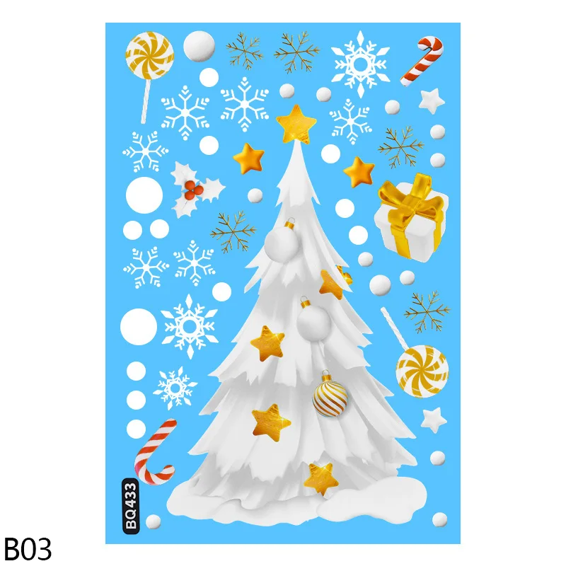 

Рождественские наклейки на стену ПВХ