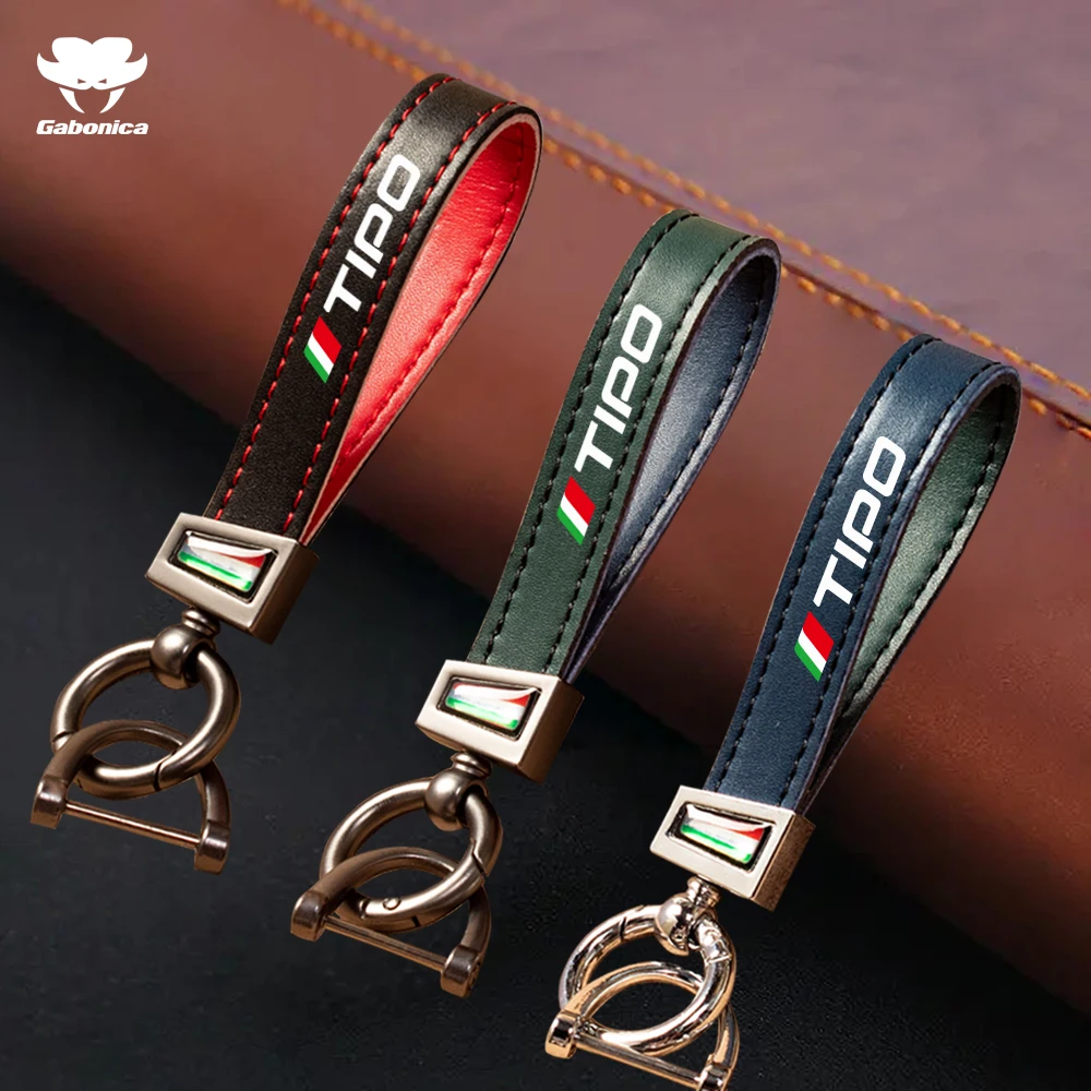 

Кожаный Автомобильный Брелок с подковой пряжкой автомобильный Стайлинг Автомобильный логотип модный брелок для ключей цепочка для ключей ...