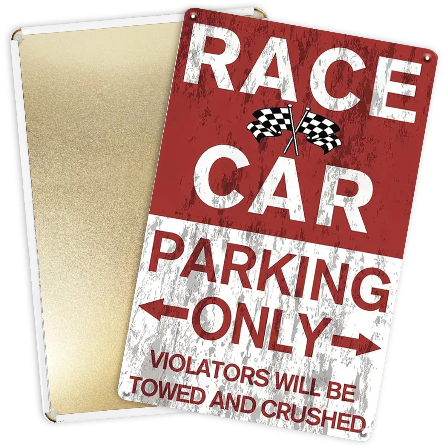 Винтажная металлическая жестяная вывеска для гонок настенный художественный