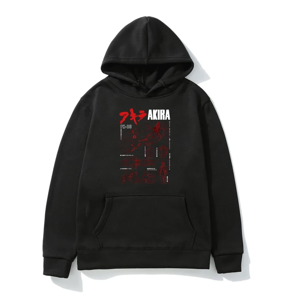 

Толстовка унисекс с капюшоном, флисовый свитшот с мультяшным принтом, японское аниме, Акира Нео, Токио, Осень-зима 2021