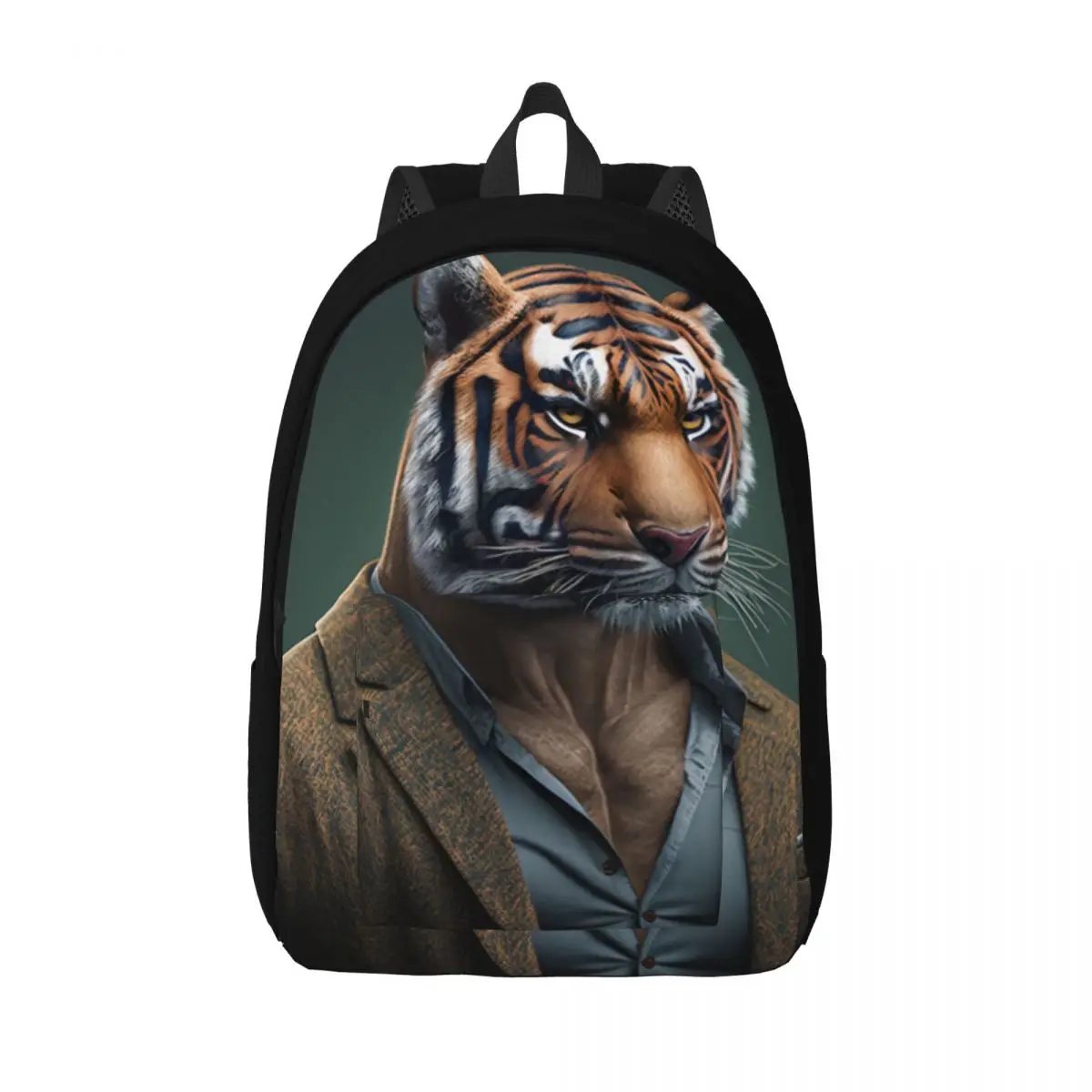 

Tiger Canvas Backpacks Amazing Portraits Durable Universal Backpack School Bags
