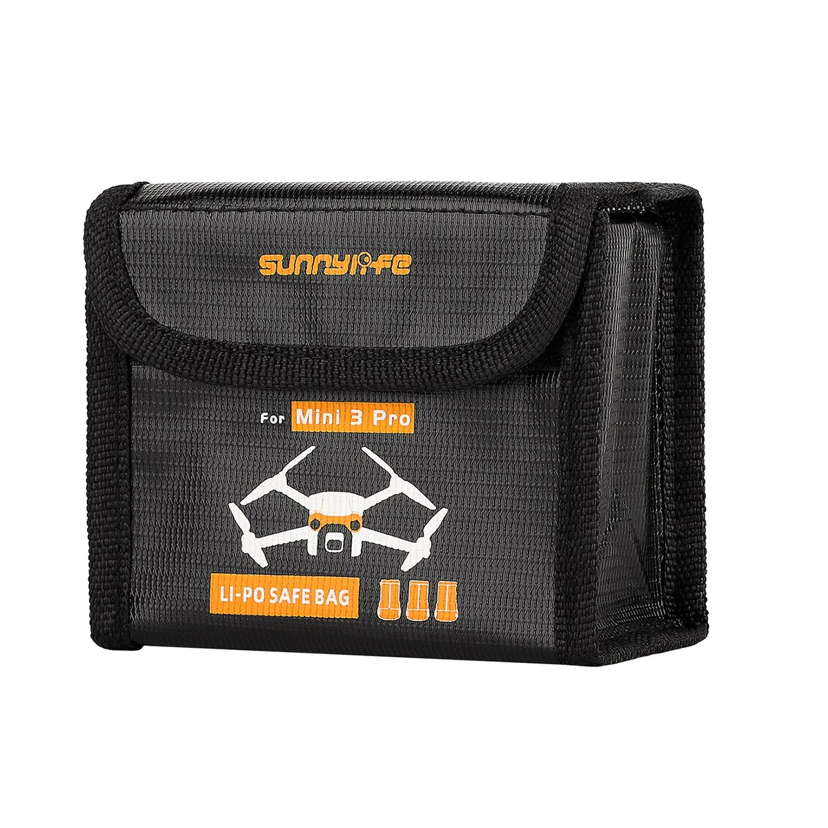

SUNNYLIFE LiPo безопасная Взрывозащищенная защитная сумка для хранения аккумуляторов для мини 3 Pro Drone аксессуары (L, для 3 шт. батарей)
