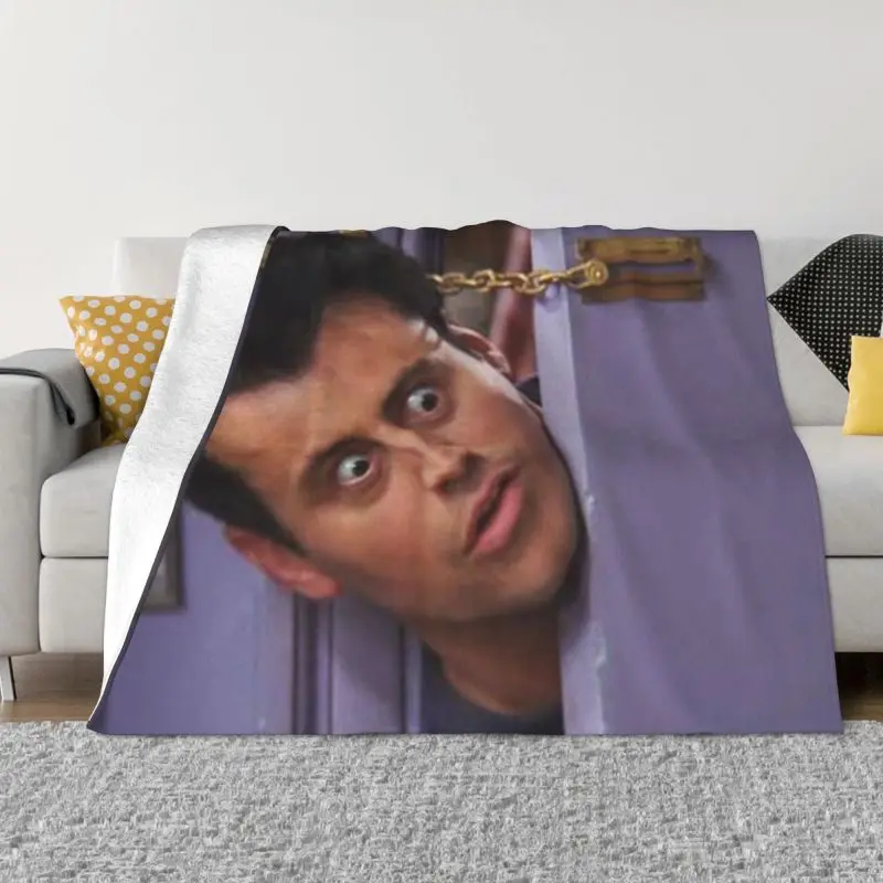 

Ultra-Soft Fleece Funny Joey Tribbiani Throw Blanket Flannel Classic TV Show Friends Blankets for Bedding Car Sofa Bedspreads