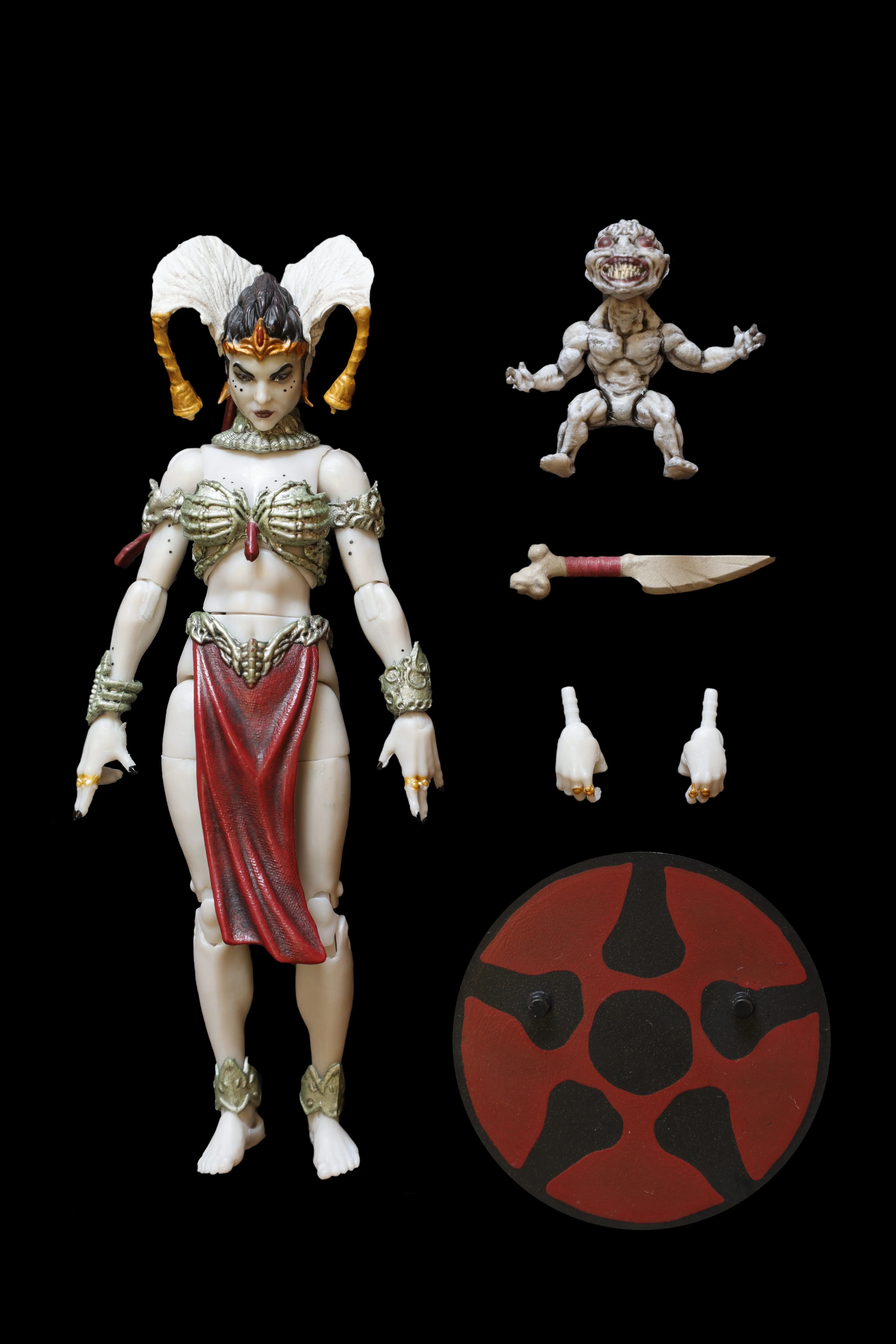 В наличии BFS X Sideshow 1/18 полноразмерные игрушки королева смерти для 4-дюймовых