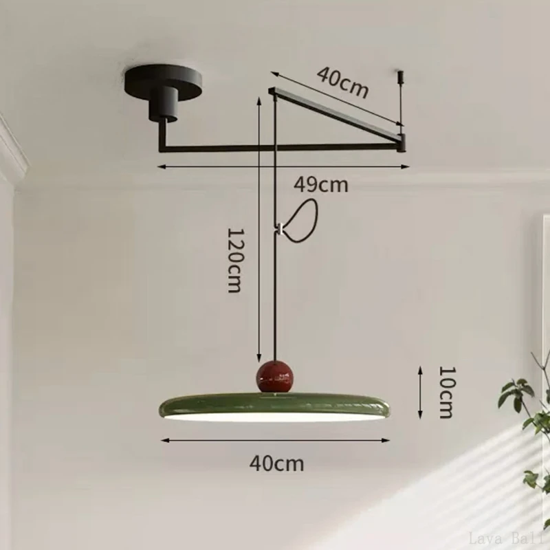 

Подвесной светильник ZYZAO, 3 цвета, нержавеющая сталь