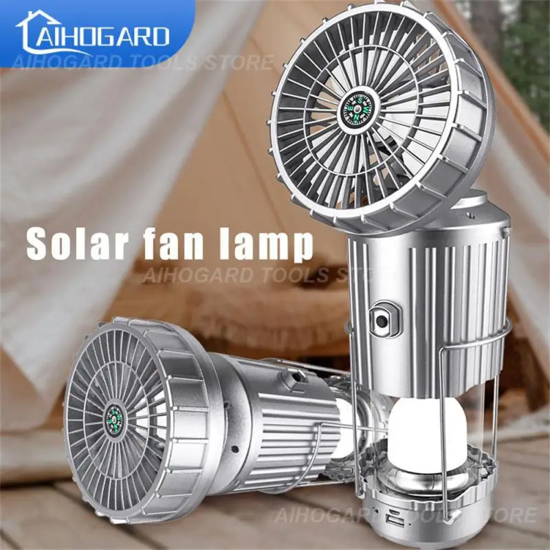 

Solar Fan Multipurpose With Led Light Cooler Fans Rechargeable Waterproof Emergency Tent Light Air Conditioning Solar Air Cooler