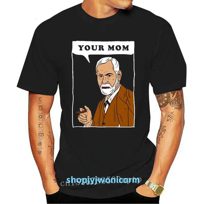 

Man Clothing Online T Shirts Design Your Mom Freud T Shirt Funny Sigmund Psychology Joke 011362