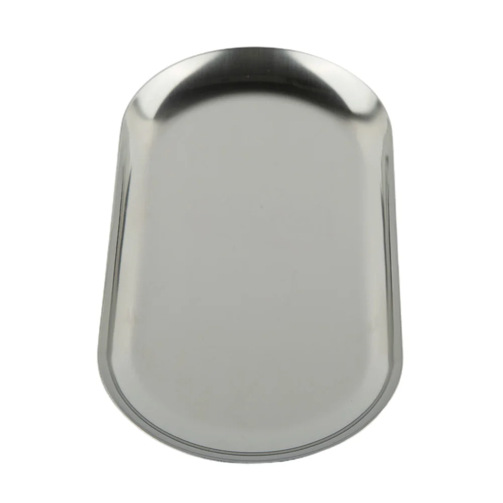 

Металлический поднос, тарелка из нержавеющей стали, овальный поднос для торта, фруктов, десертов, блюдо для западного стейка, прямоугольная ...