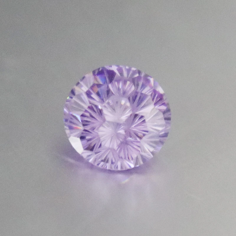 

Fireworks cut faceted created Purple spodumene gemstone beads for jewelry making DIY gem stone loose gemstones AAA top quality