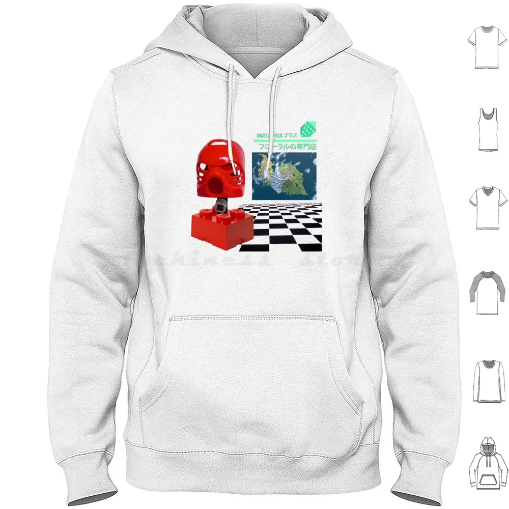 Толстовки с капюшоном Machintosh Plus длинным рукавом изображением роботов-КОПАК Лева