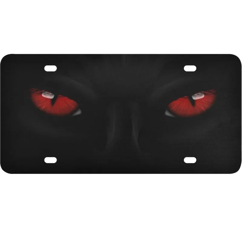 

Номерной знак красный кошачий глаз декоративный автомобильный передний номерной знак тщательный знак металлический автомобильный номерной знак Алюминиевый номерной знак для мужчин и женщин