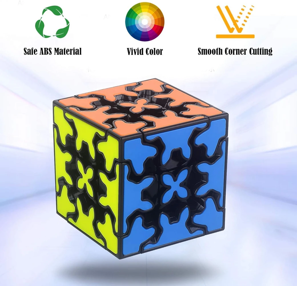 Кубик-головоломка Qiyi 3x3x3 трехмерный вращающийся на 360 градусов