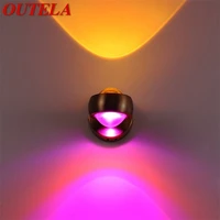 outela modern interior wall lamp creative atmosphere sunset decoration living room corridor hotel