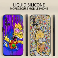 the simpsons phone cases for samsung a31 a21s a42 5g a20 a21 a22 4g a22 5g a20 a11 coque shell shockproof original luxury ultra