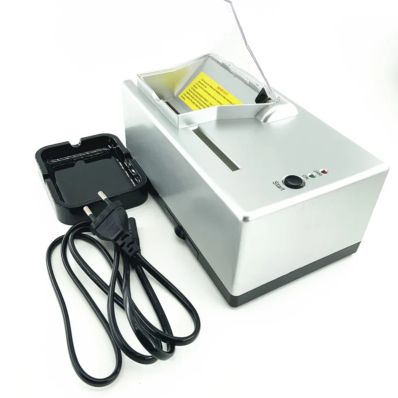 

6.5mm tube slim tobacco Automatic Making Machine Silver Button High Speed Electric Tobacco Roller Maker smoking accessories
