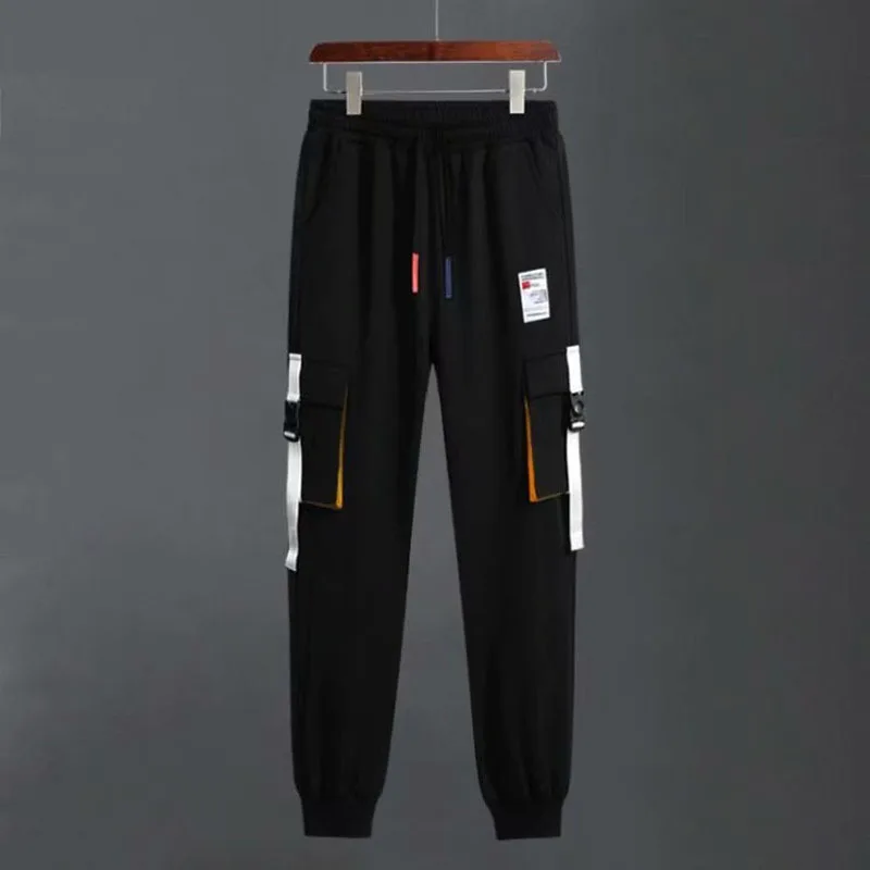 2023 Spring Autumn Men Tracksuit Hoodies and Sweatpants Fashion Casual Patchwork Youth Preppy Style Light Coat