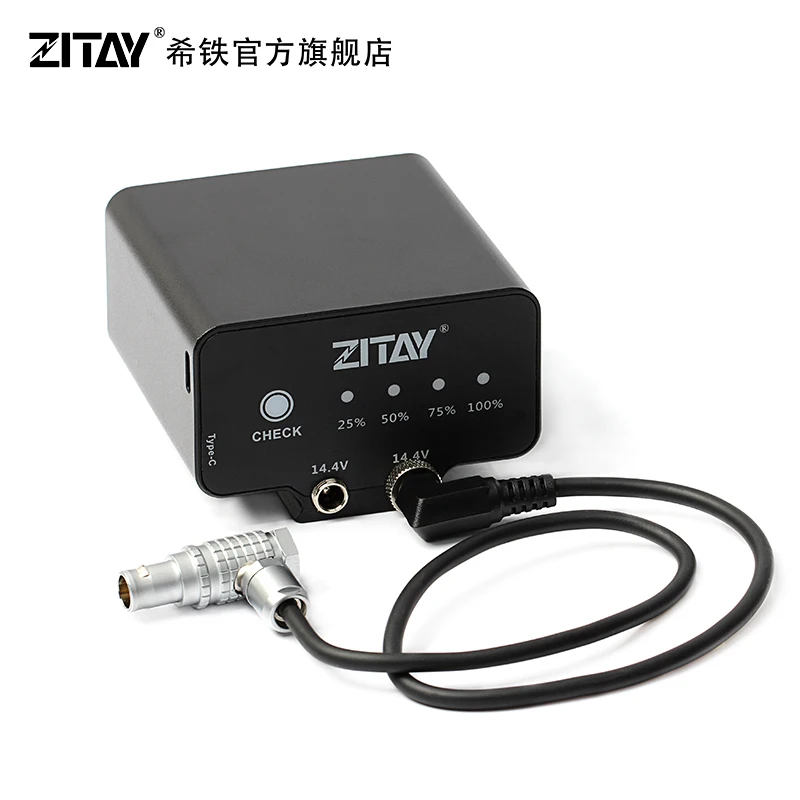 ZITAY 14.4V External Battery National Film Photography Camera Slr DC Live Broadcast Power Cord