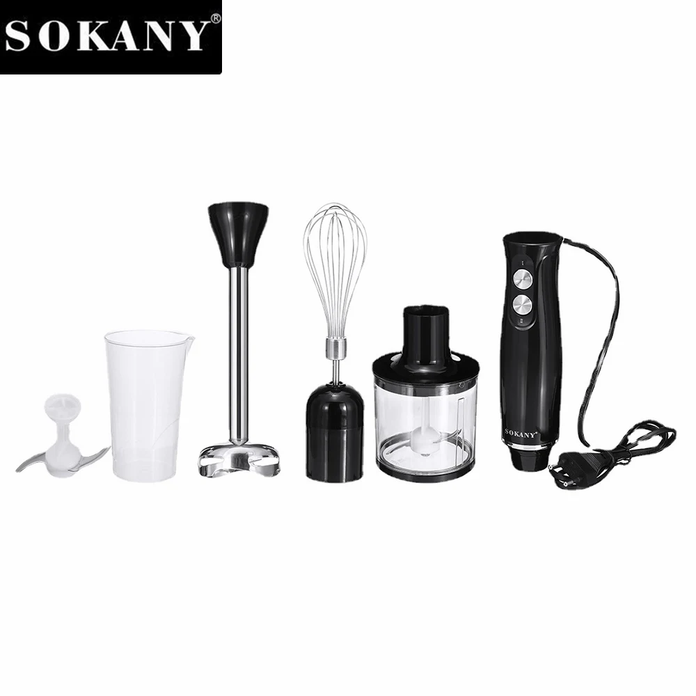 

Портативный блендер Sokany 4 в 1 500 Вт черный