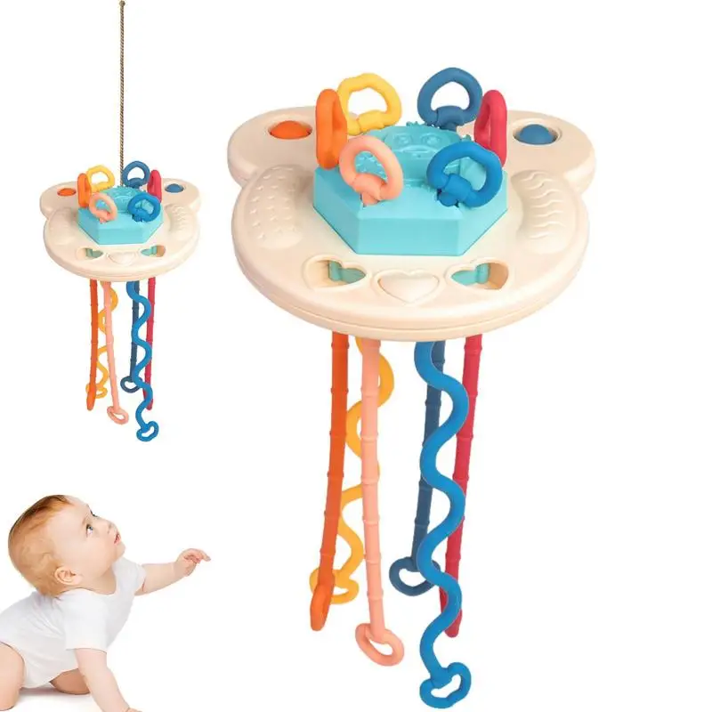 

Sensory Ufo Pull Toy Pull String Airplane Travel Toys For Toddlers 1 Year Montessori Toys Sensory Toys For Toddlers Travel Toys