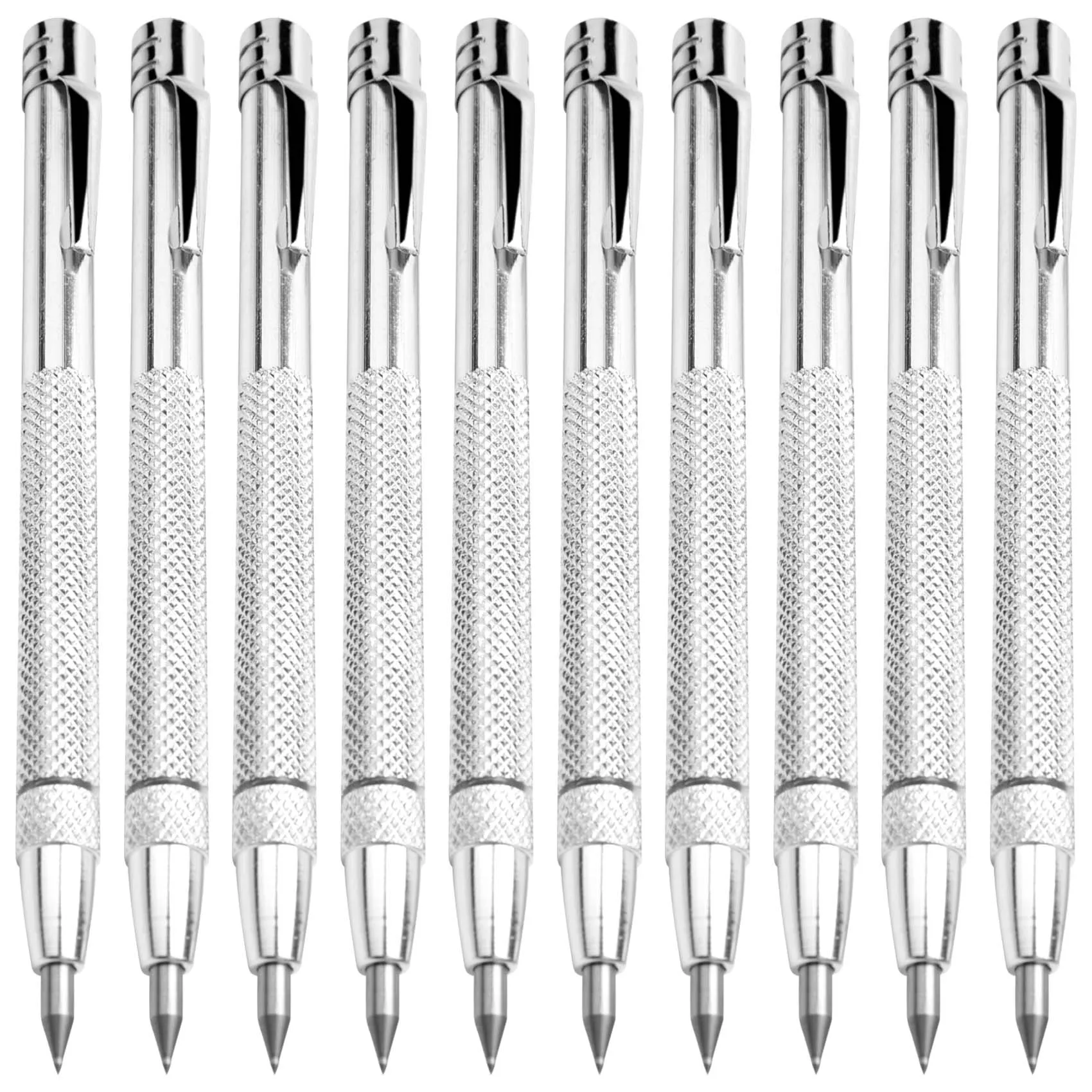 10-х предметная ручка из карбида вольфрама с магнитом алюминиевая гравировальная