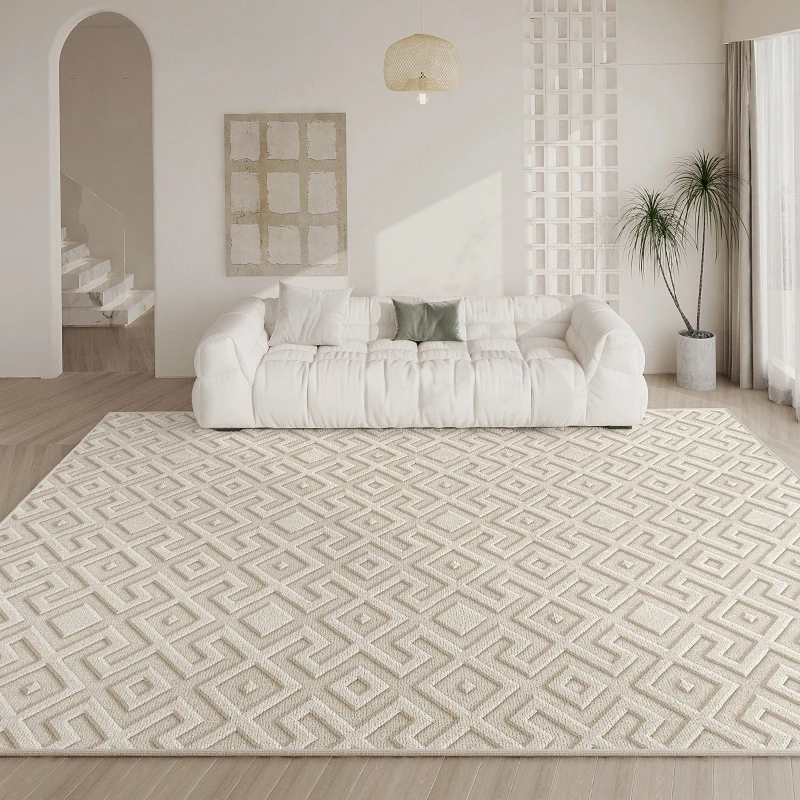 light luxury cream style French carpet fashion living room Home Carpet Simple Cloakroom Decorative Carpets Washable Rugs