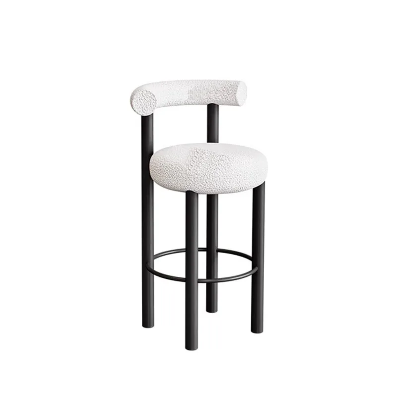 Бархатный круглый барный стул стойка регистрации кухонные подушки салон макияжа