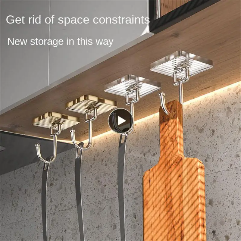 

Multi-purpose Hook Hook For Handbag Plastic Removable Cleaning Wall Hanging Hook Hat Pocket Hook Creative Light Luxury Style