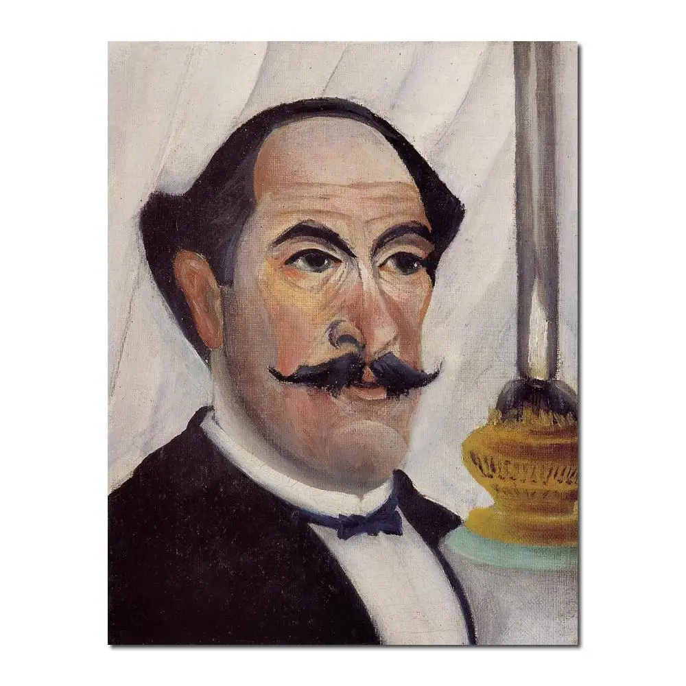 

Автопортрет с лампой, картина анри руссо, распродажа, ручная роспись, высокое качество